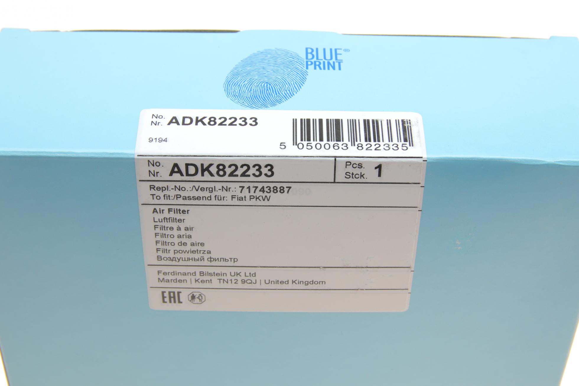 ADK82233 BLUE PRINT